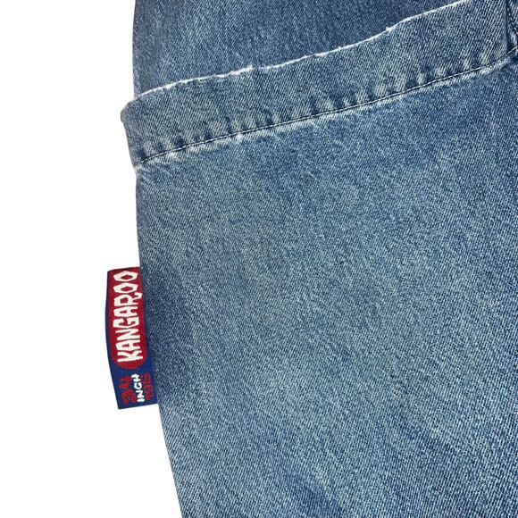 Vintage Y2K JNCO Jeans thrashed Kangaroo wide leg baggy skater distressed grunge - Picture 6 of 14